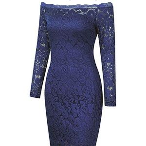 Elegant Lace Off-Shoulder